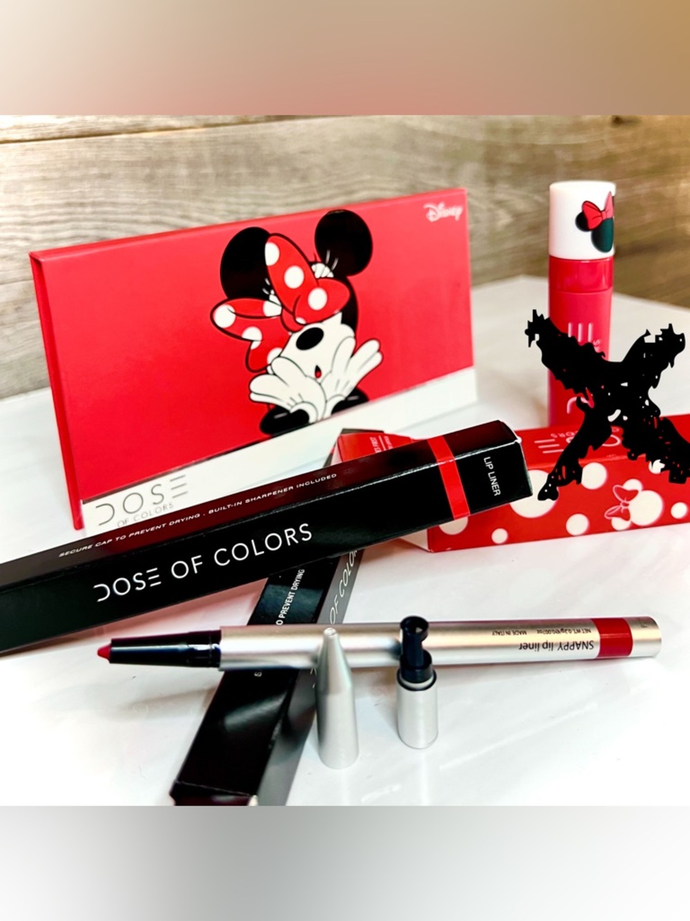 NWT Dose of Colors SET 🆕 Eyeshadow & Blush Palette + 2 Lip Liners Bundle